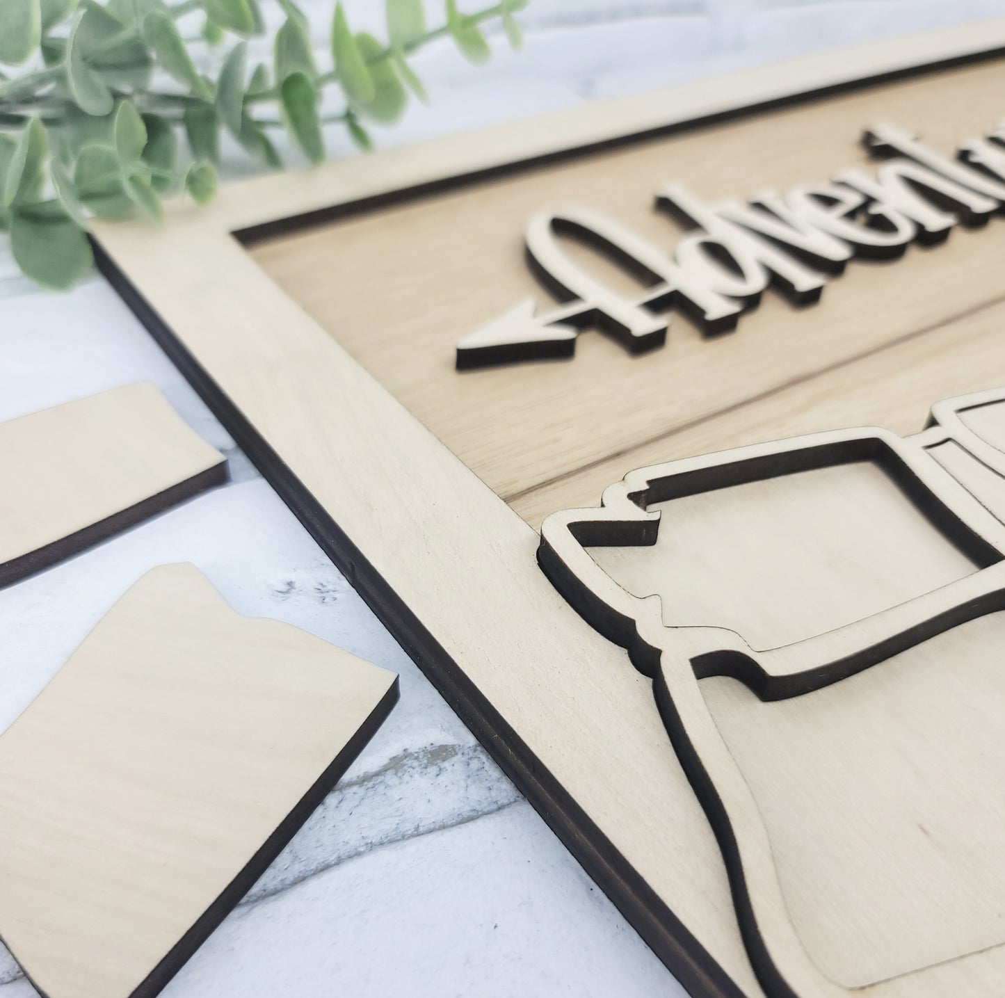 Adventure Awaits Travel Map