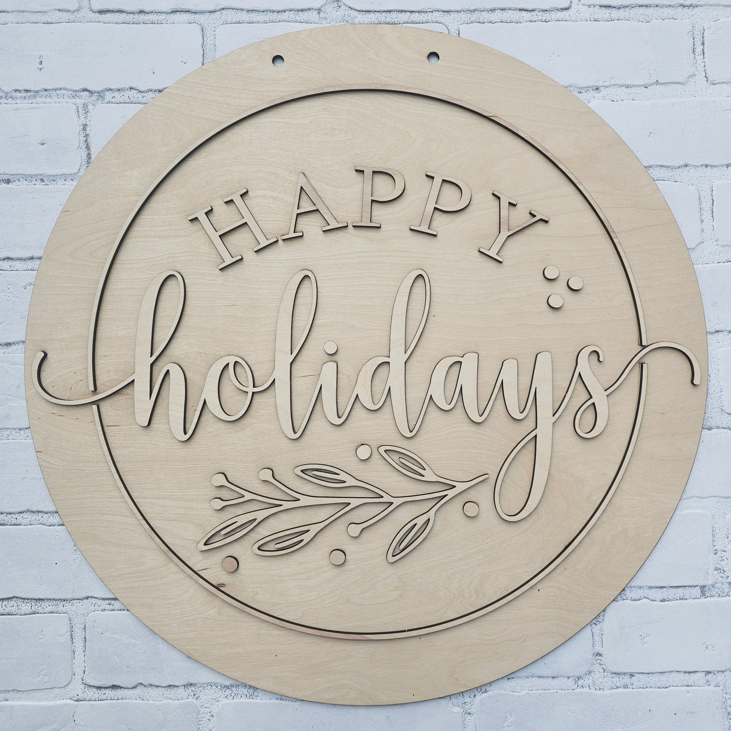 Happy Holidays Door Hanger