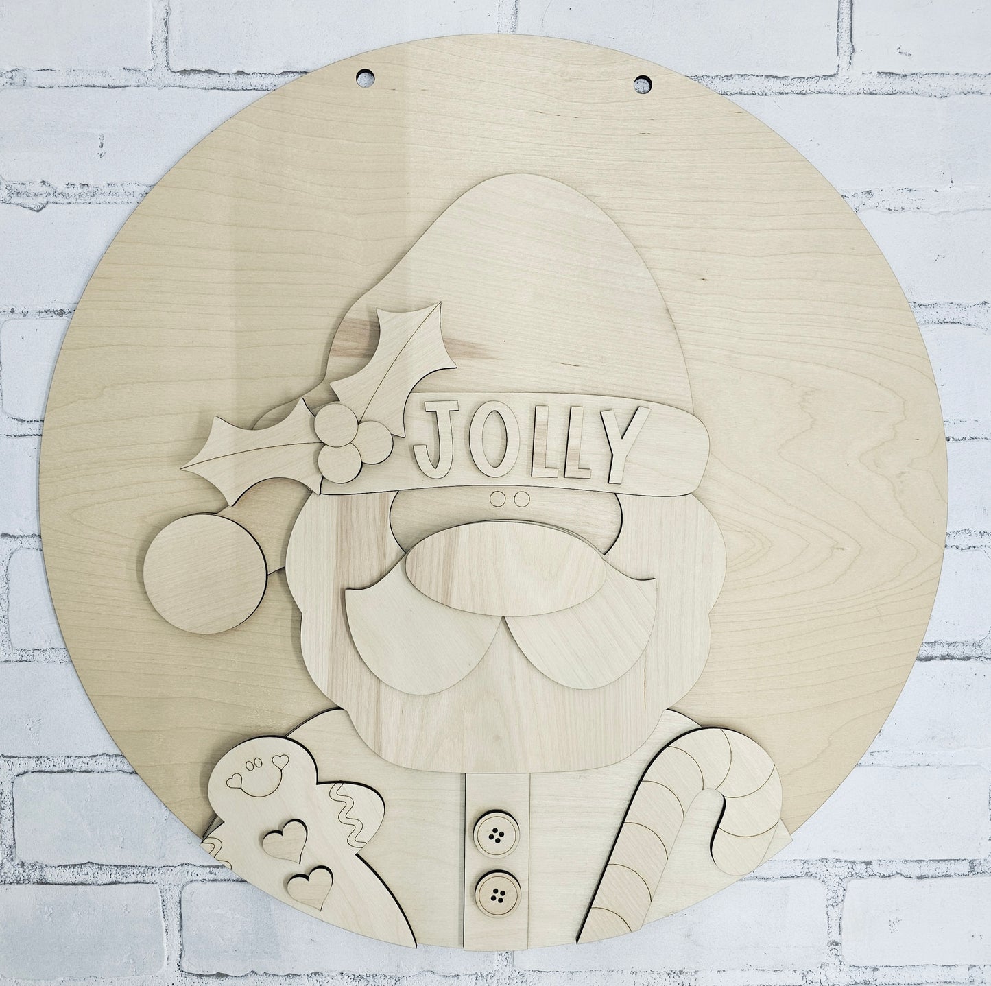 Jolly Santa Door Hanger