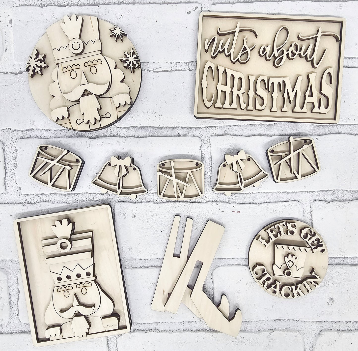 Nutcracker Tiered Tray Set