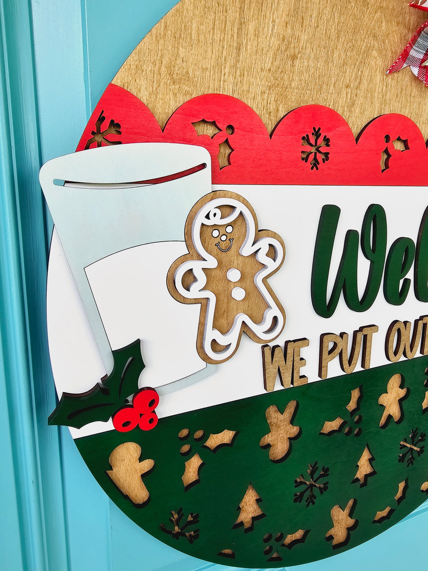 We put out for Santa Door Hanger