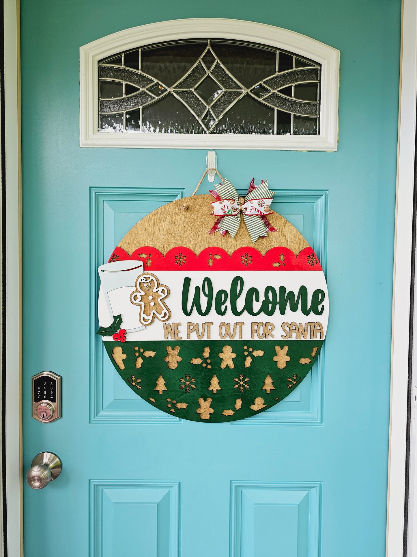 We put out for Santa Door Hanger