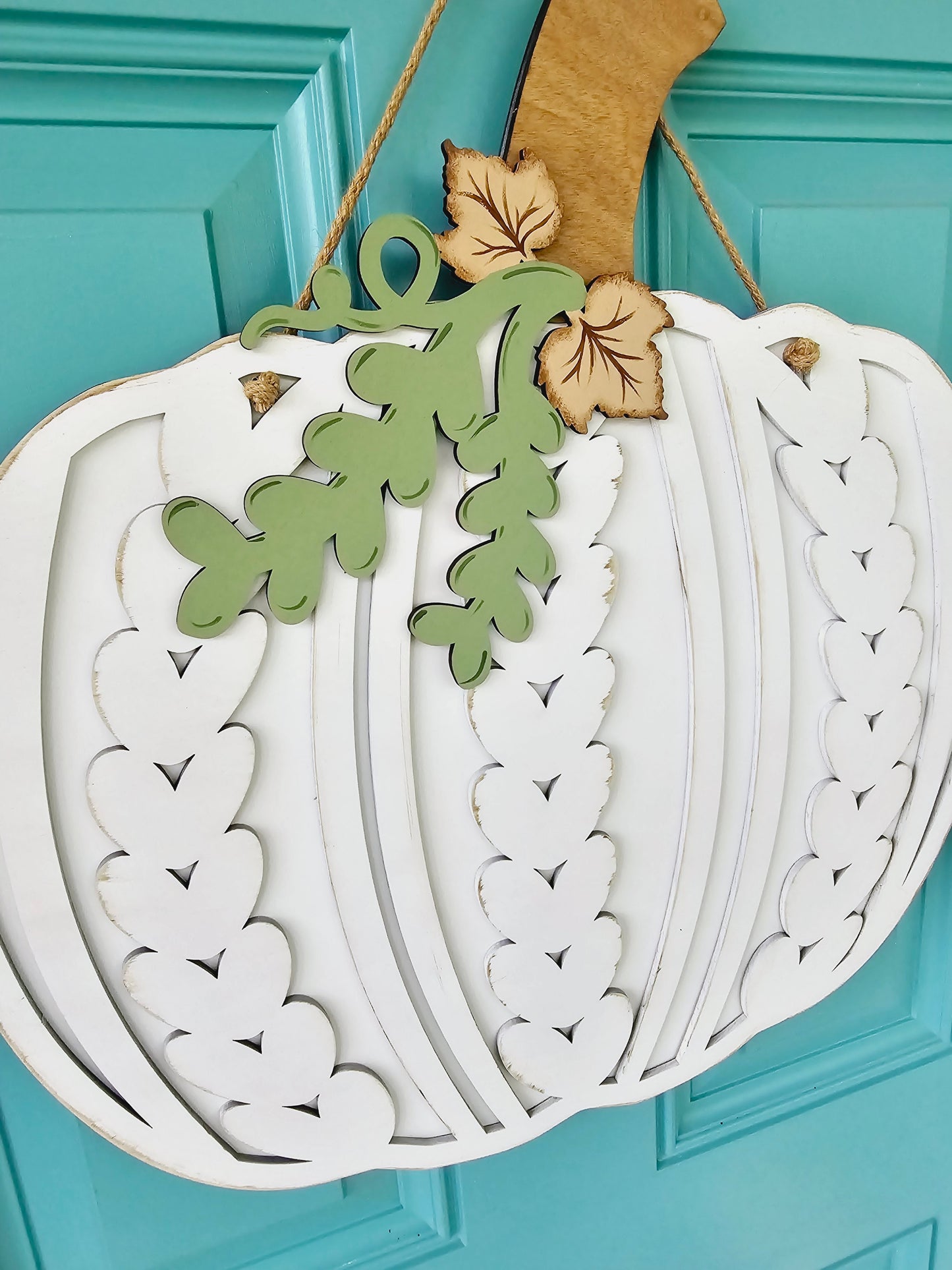 Sweater Pumpkin Door Hanger