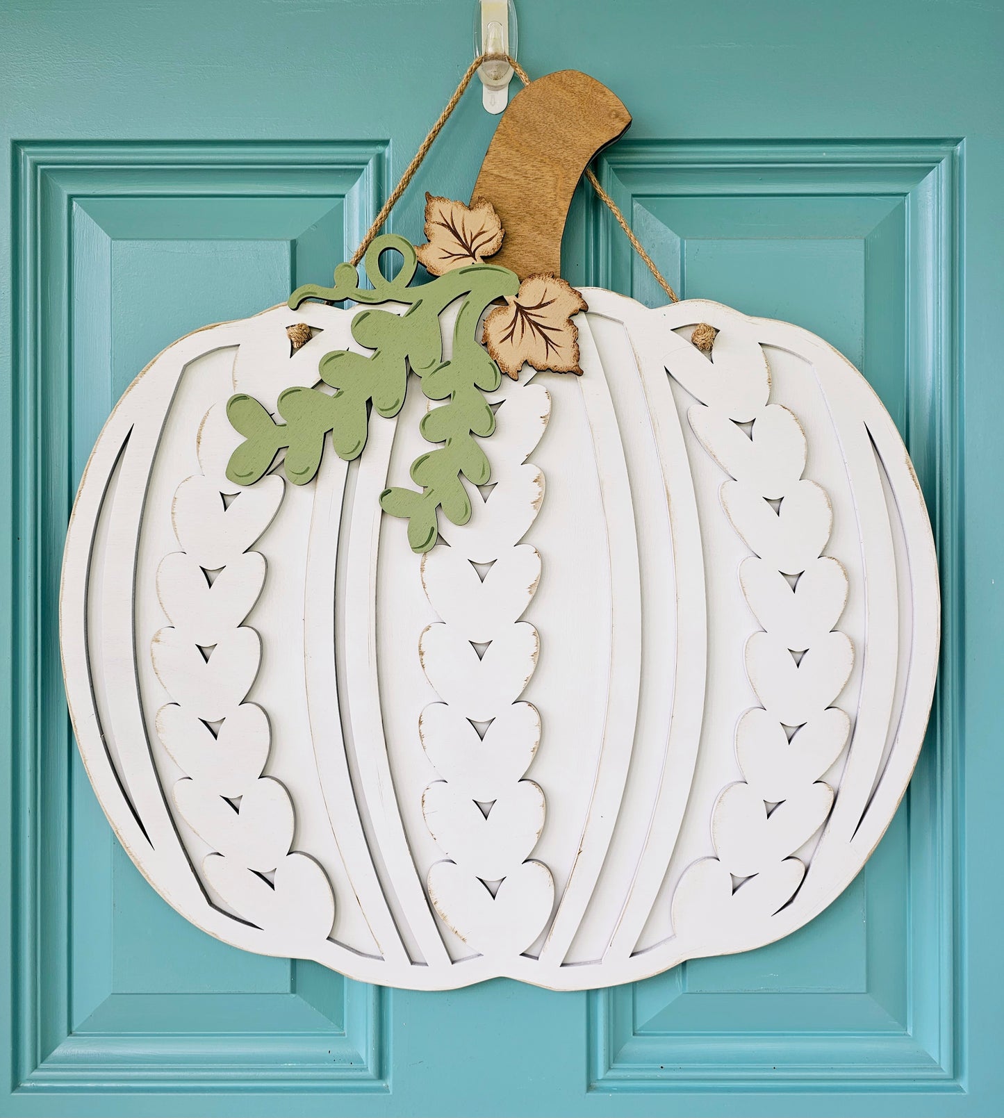 Sweater Pumpkin Door Hanger