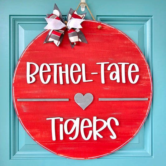 School Mascot Door Hanger