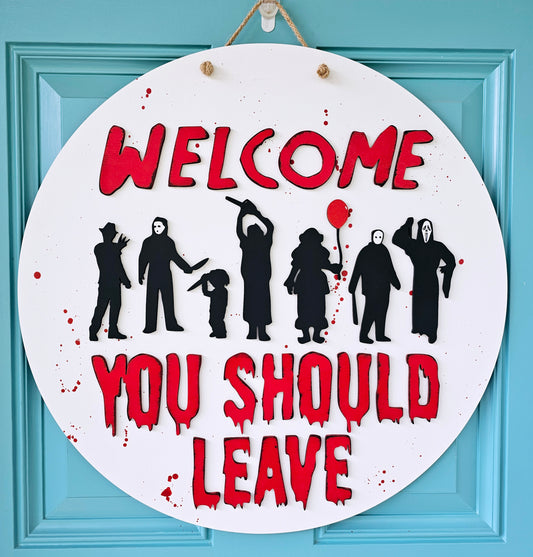 Horror Movie Door Hanger