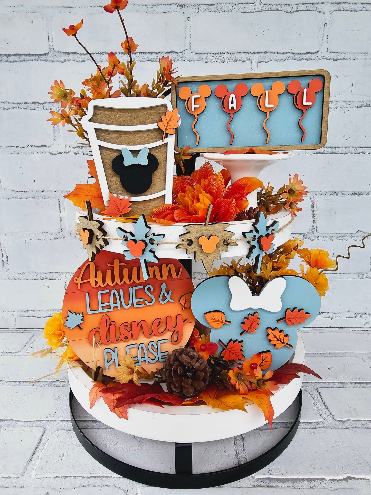 Mouse Fall Tiered Tray Set