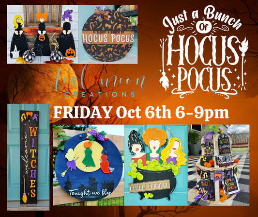 Hocus Pocus Night- FRI Oct 6th