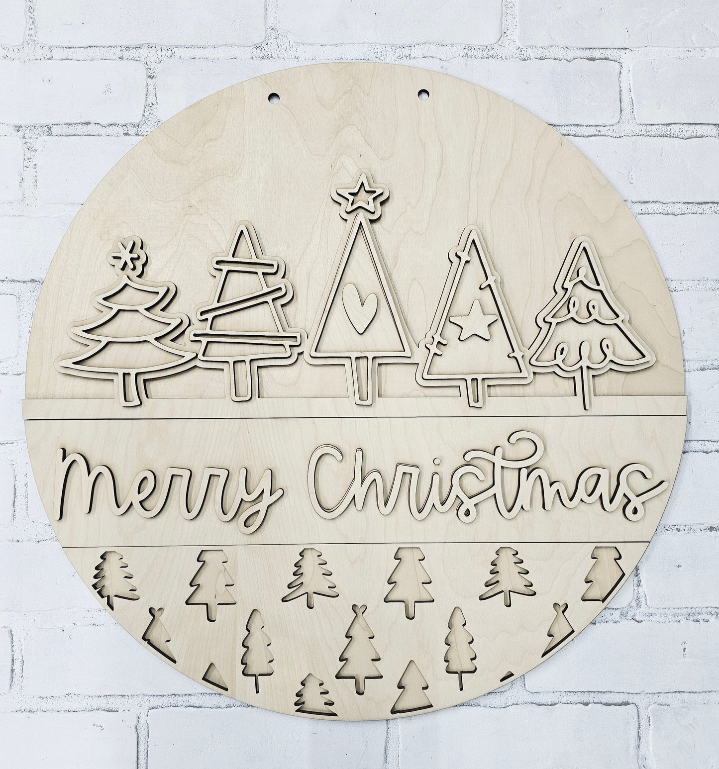 Christmas Tree Door Hanger