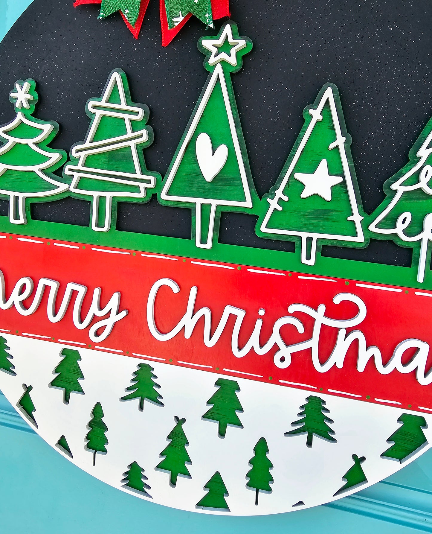 Christmas Tree Door Hanger