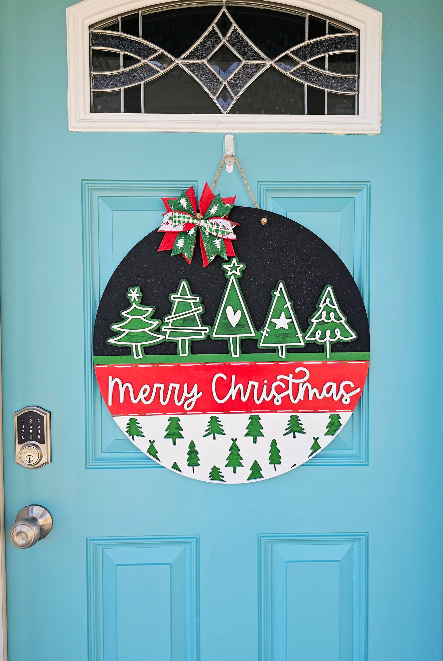 Christmas Tree Door Hanger