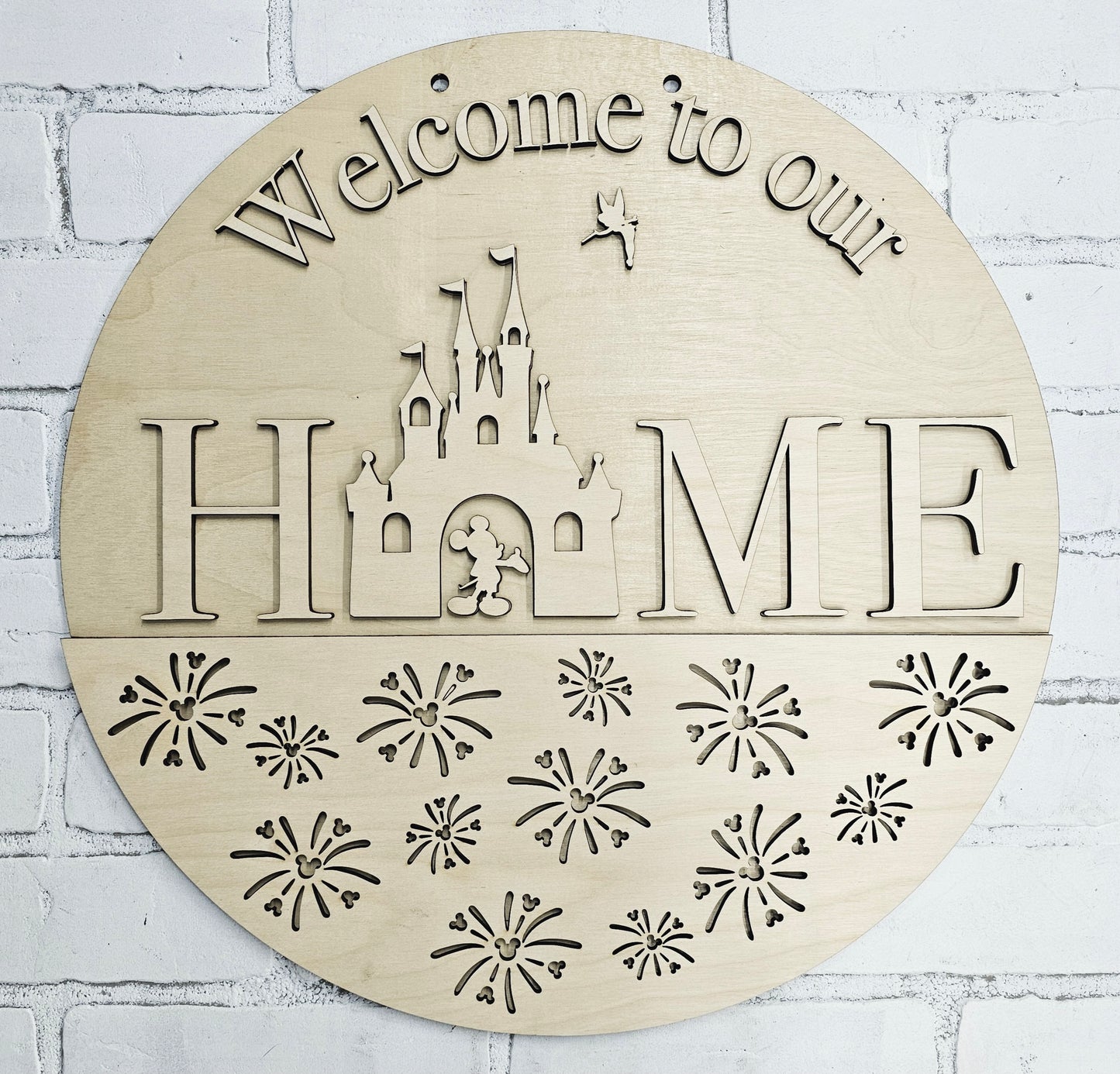 Welcome to our Home Mouse Door Hanger