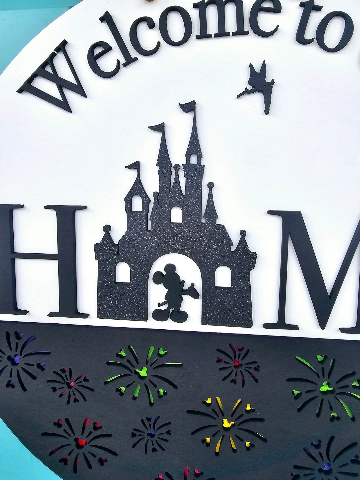Welcome to our Home Mouse Door Hanger