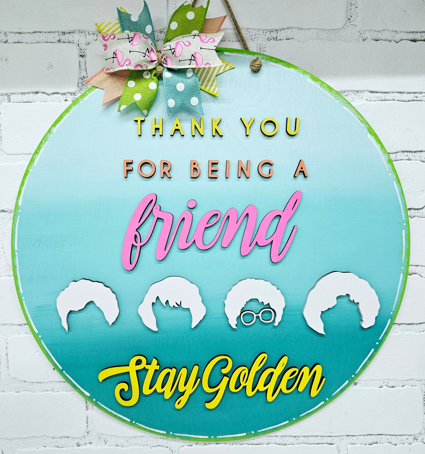 Golden Girls Door Hanger
