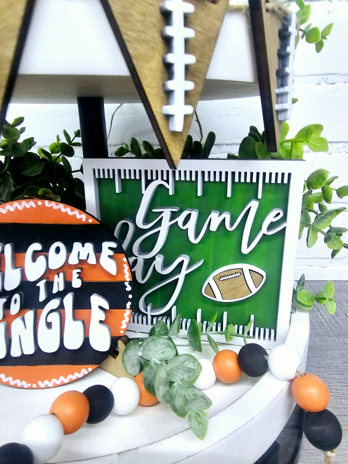 Bengals Tiered Tray Set