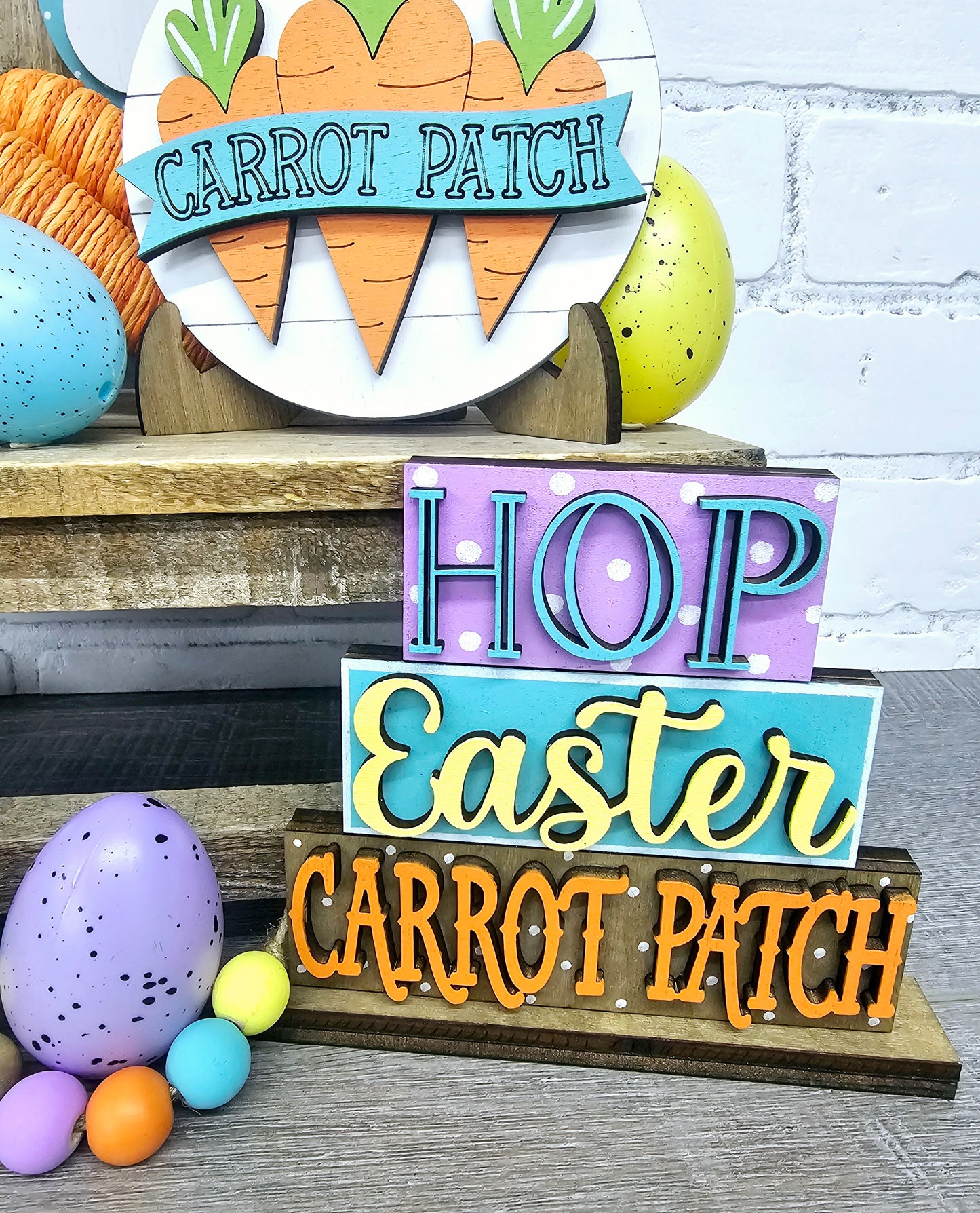 Traditional Easter Tiered Tray Set