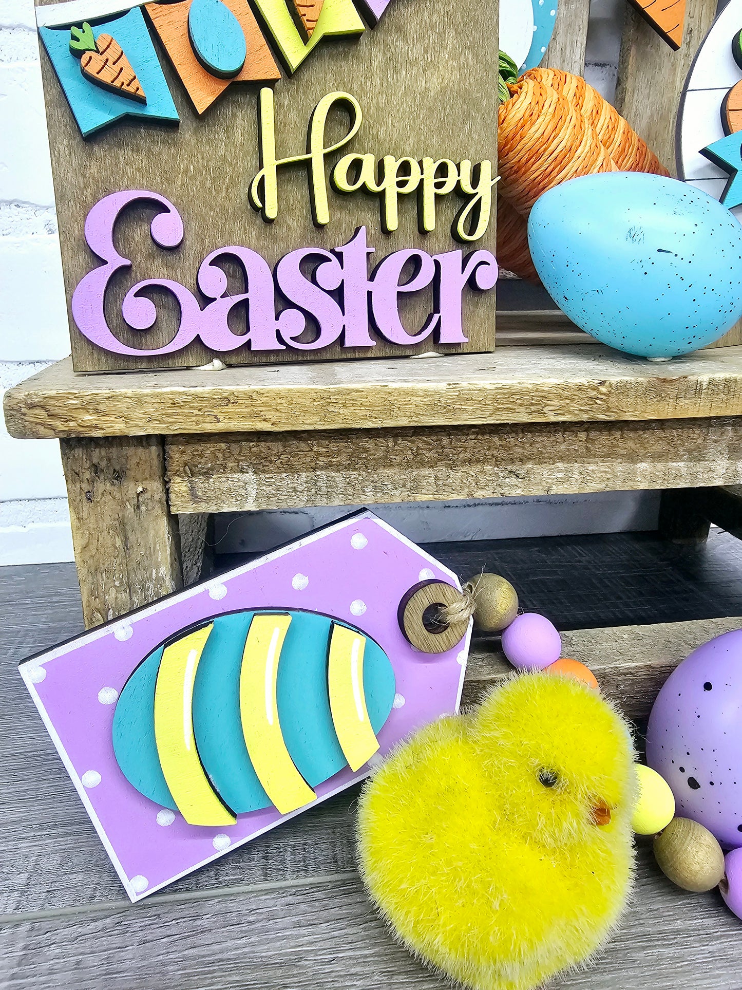 Traditional Easter Tiered Tray Set