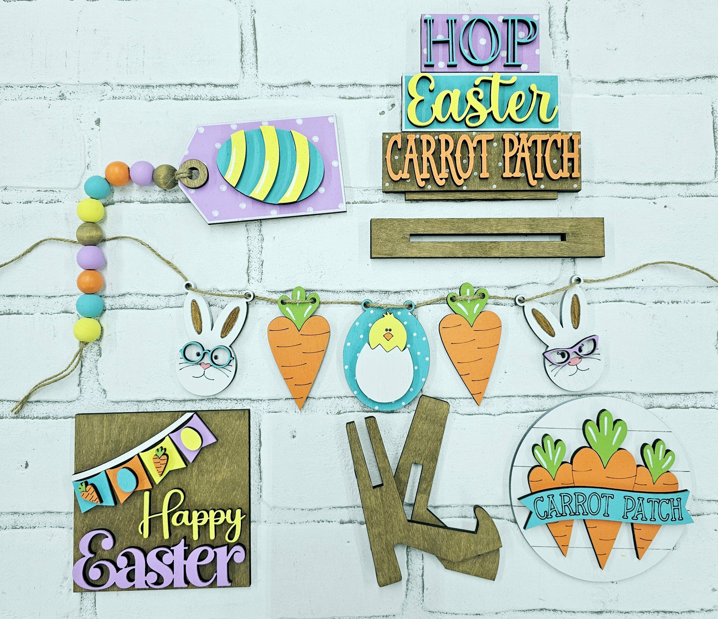 Traditional Easter Tiered Tray Set