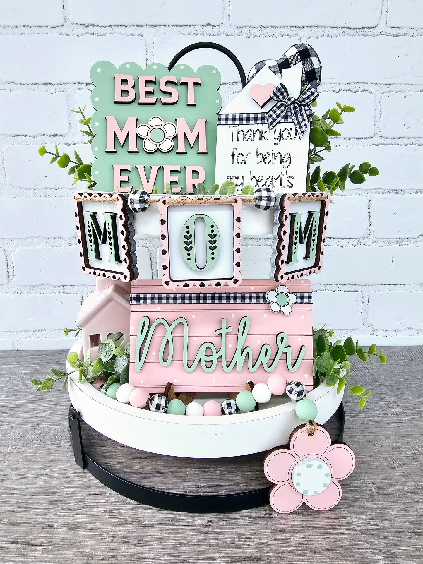 Mother's Day Tiered Tray Set