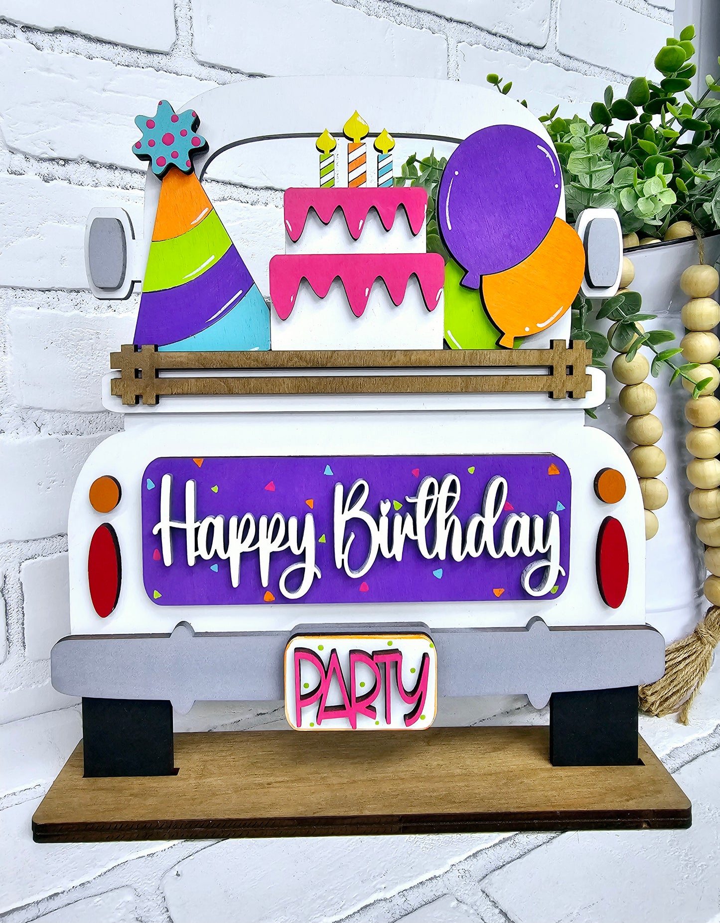Birthday Truck Inserts