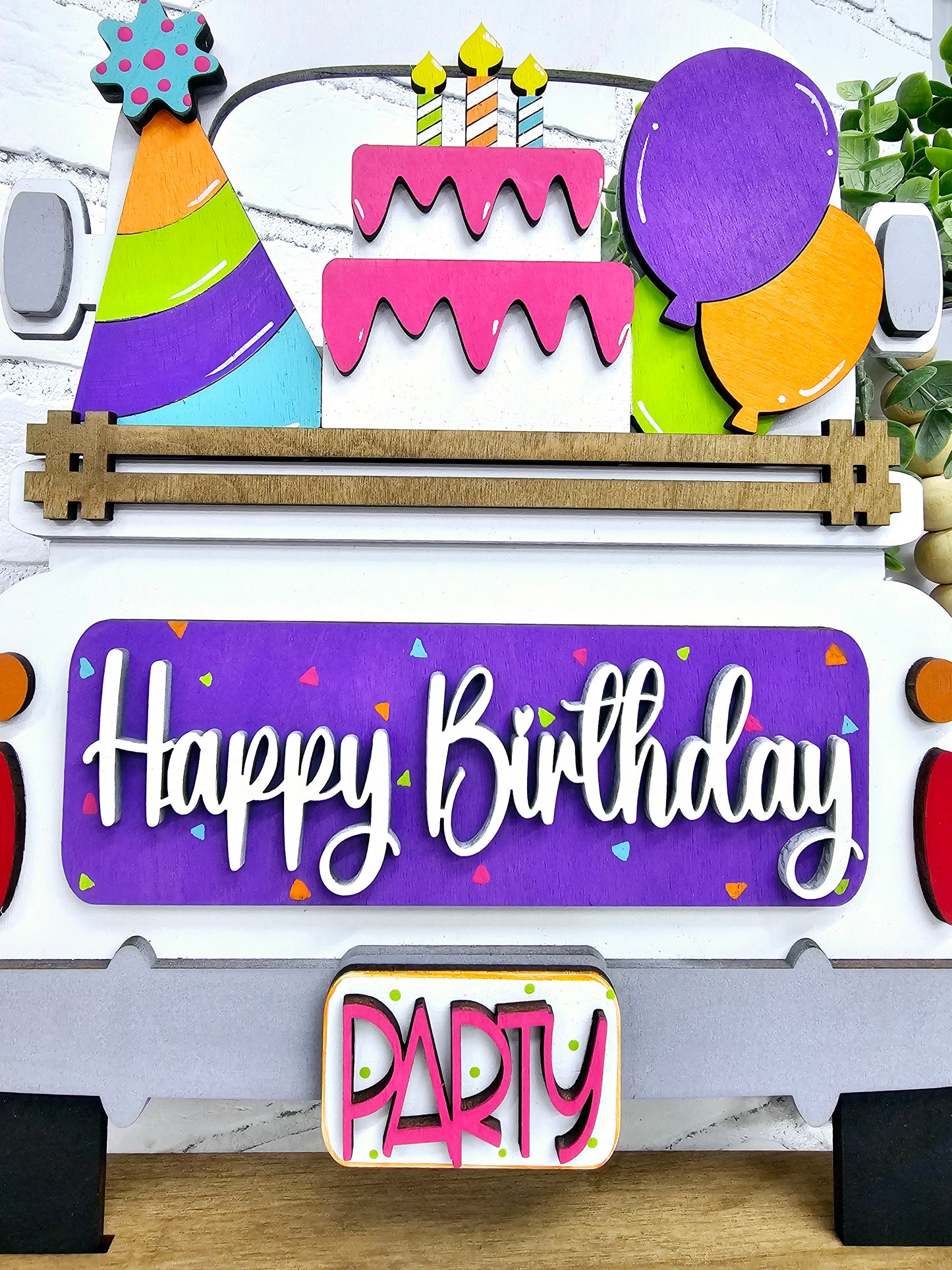 Birthday Truck Inserts
