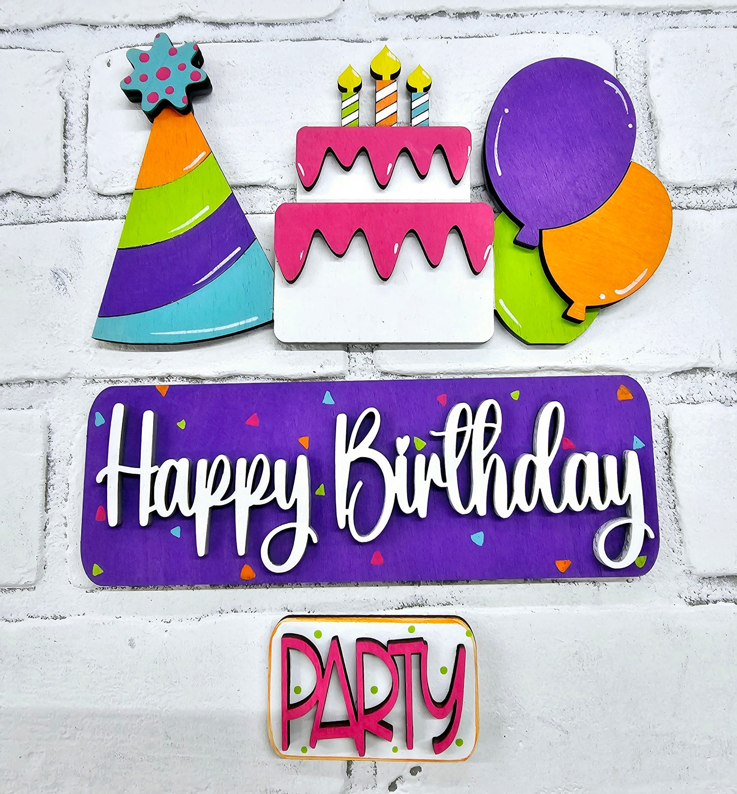 Birthday Truck Inserts