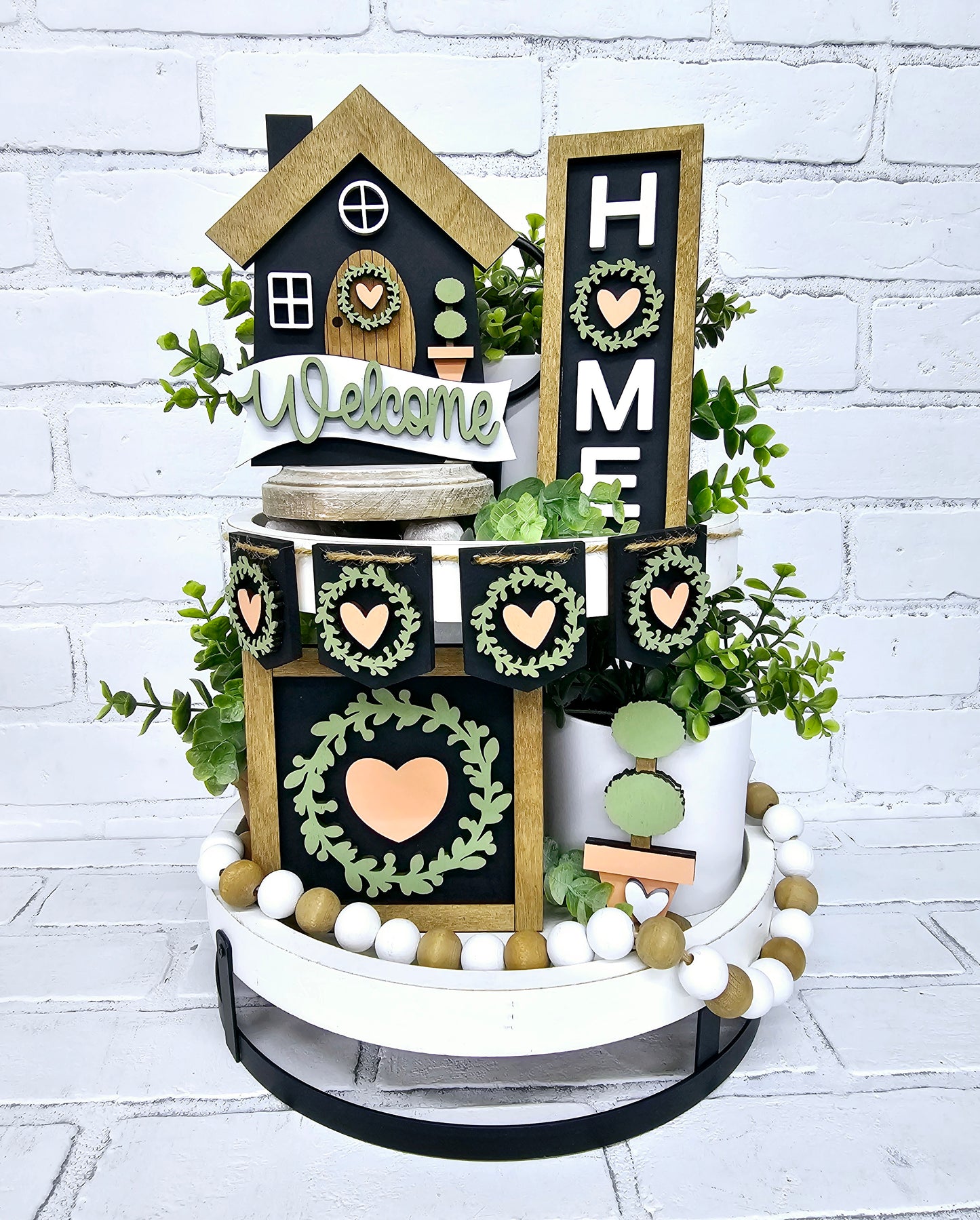 Home Tiered Tray Set