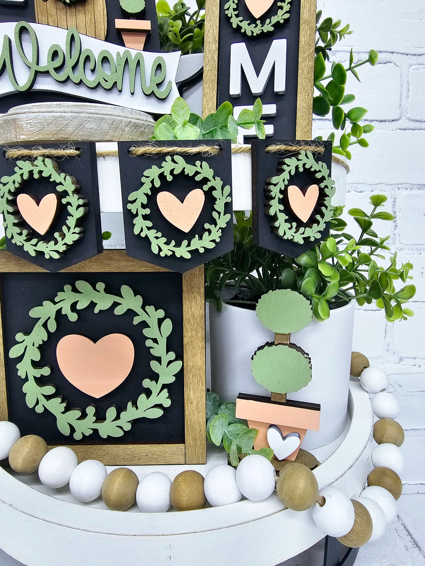 Home Tiered Tray Set