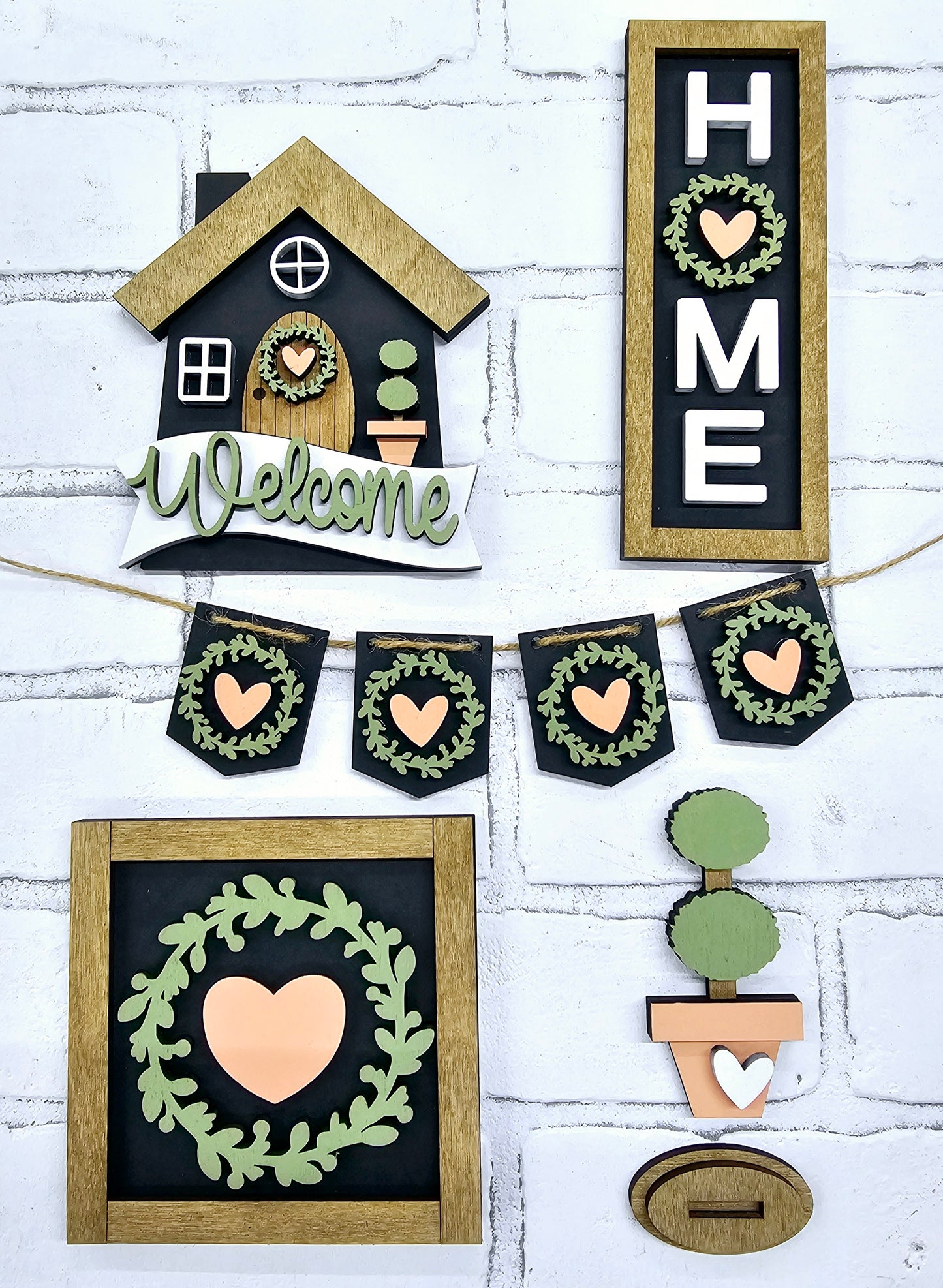 Home Tiered Tray Set