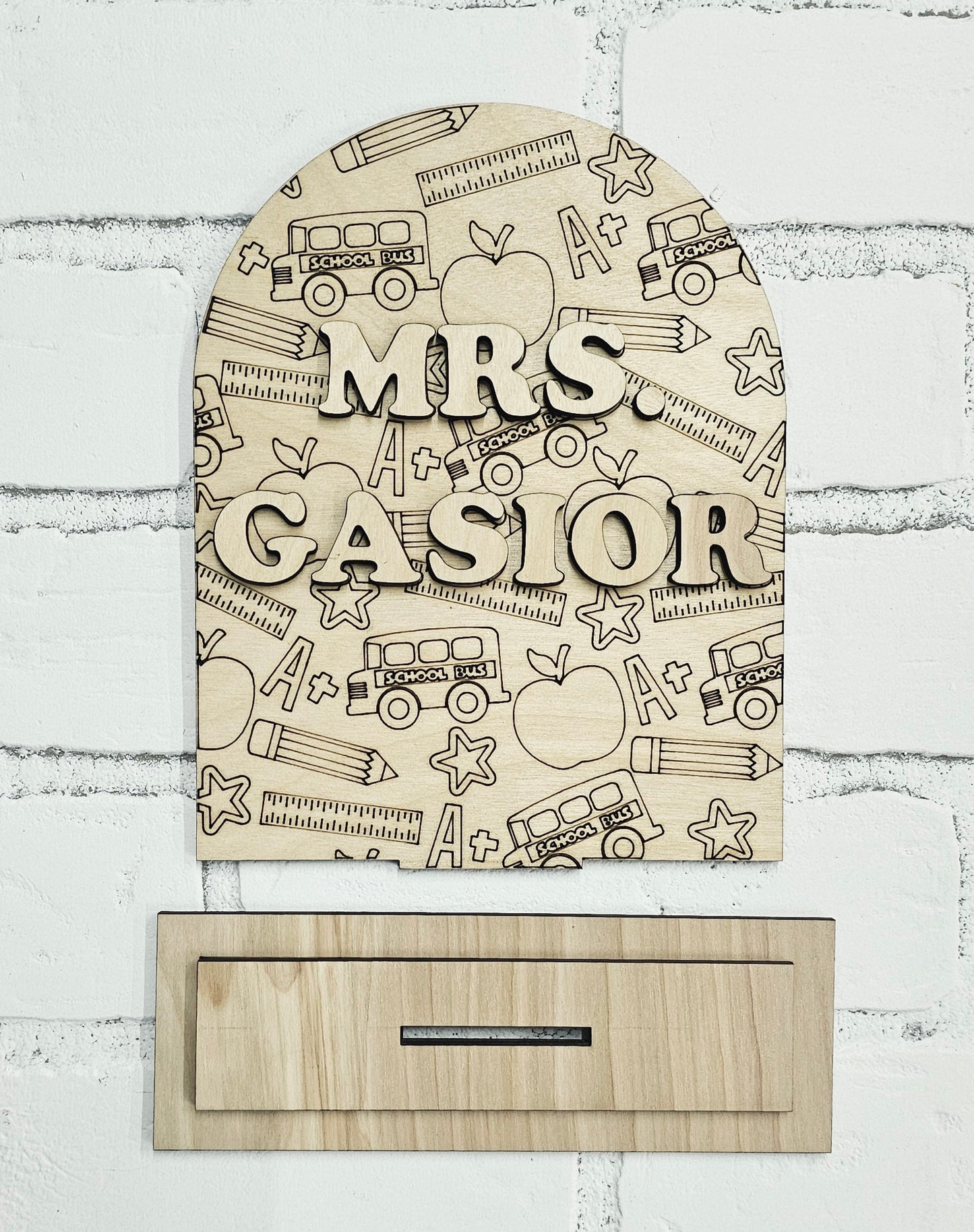 Teacher Desk Sign