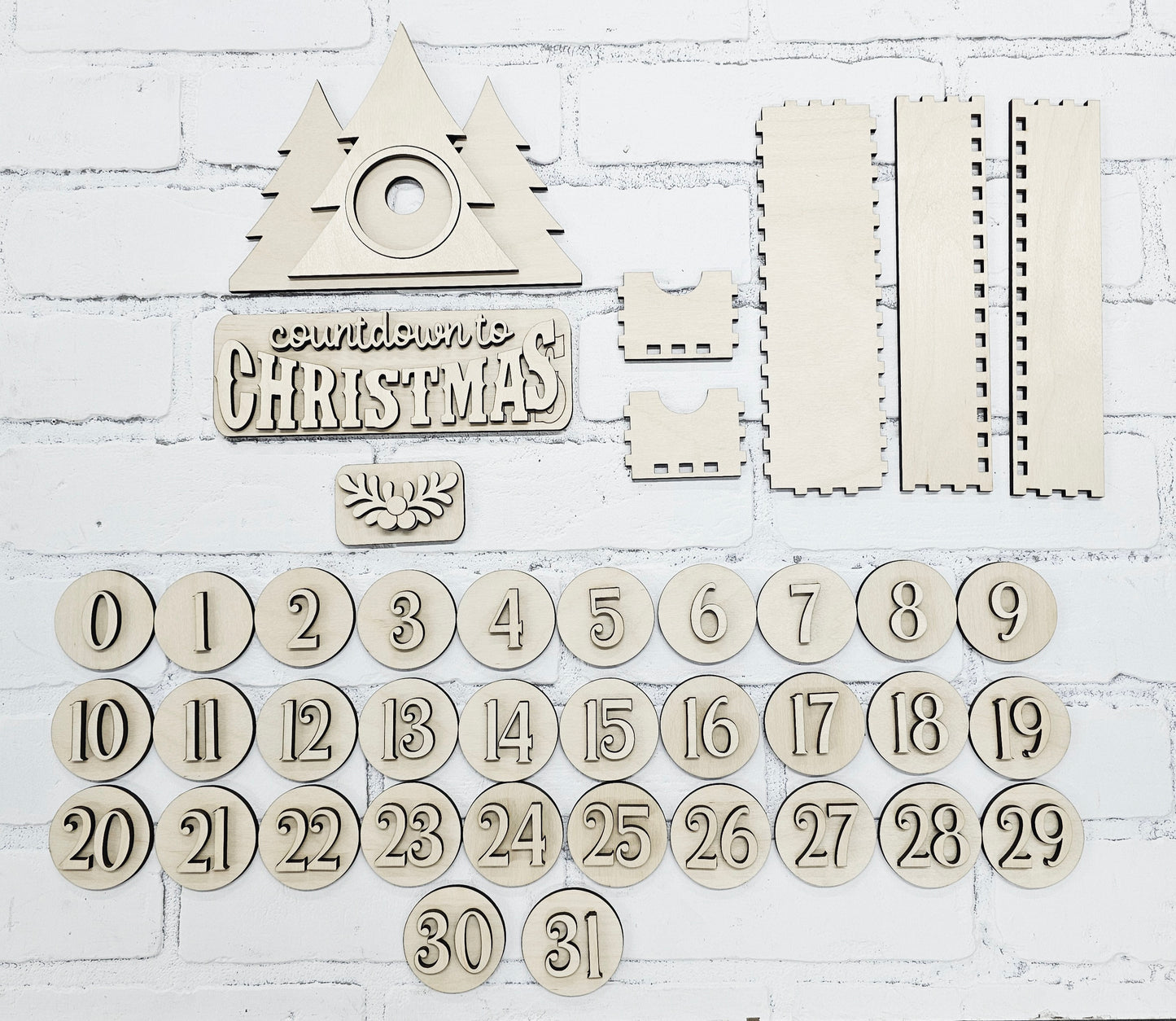 Christmas Countdown Truck Inserts