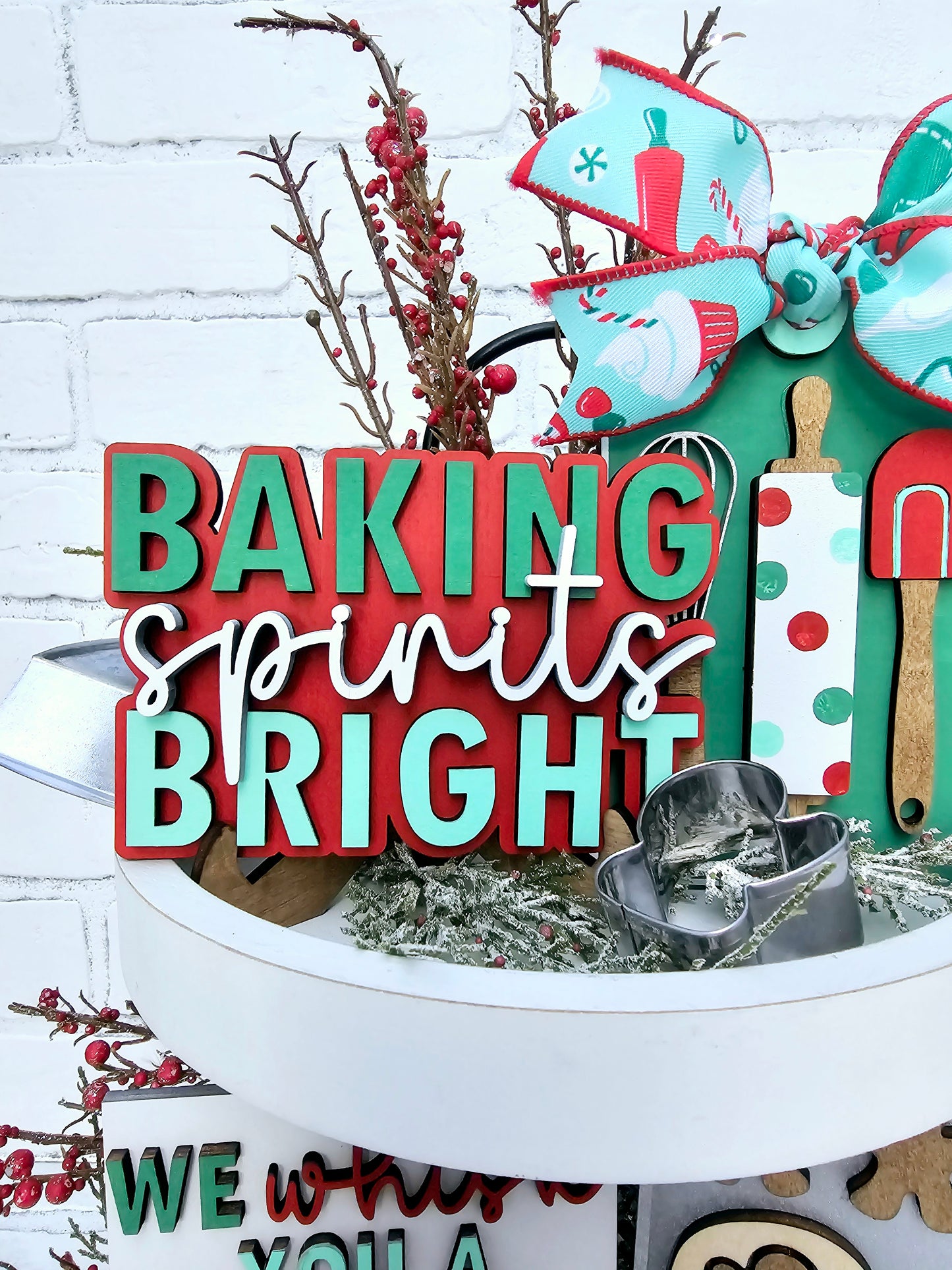 Baking Spirits Bright Tiered Tray Set