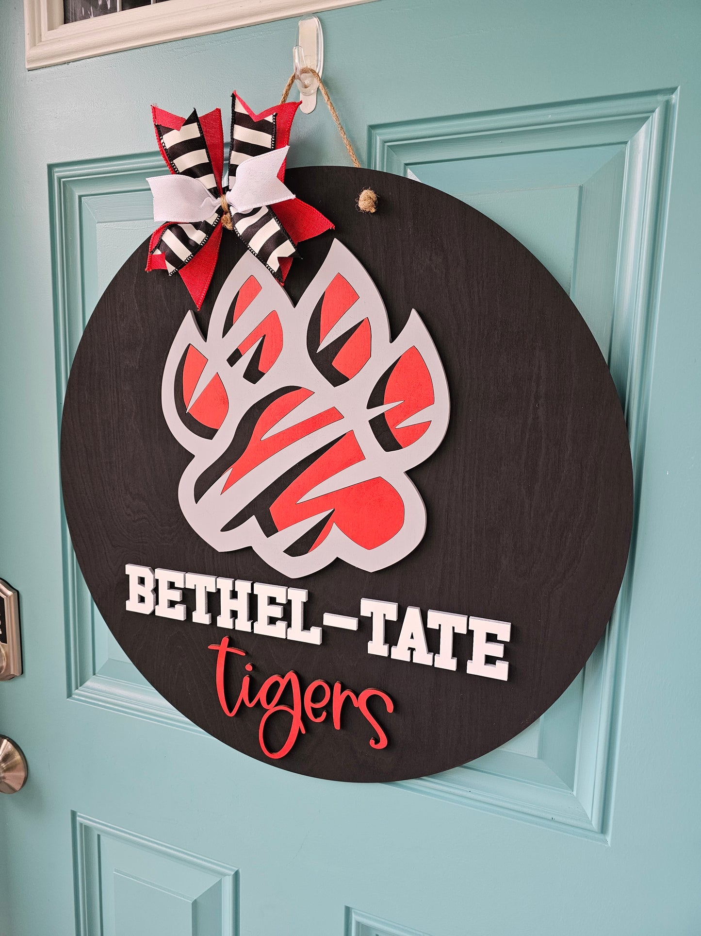 Bethel Tate Tiger Paw Door Hanger