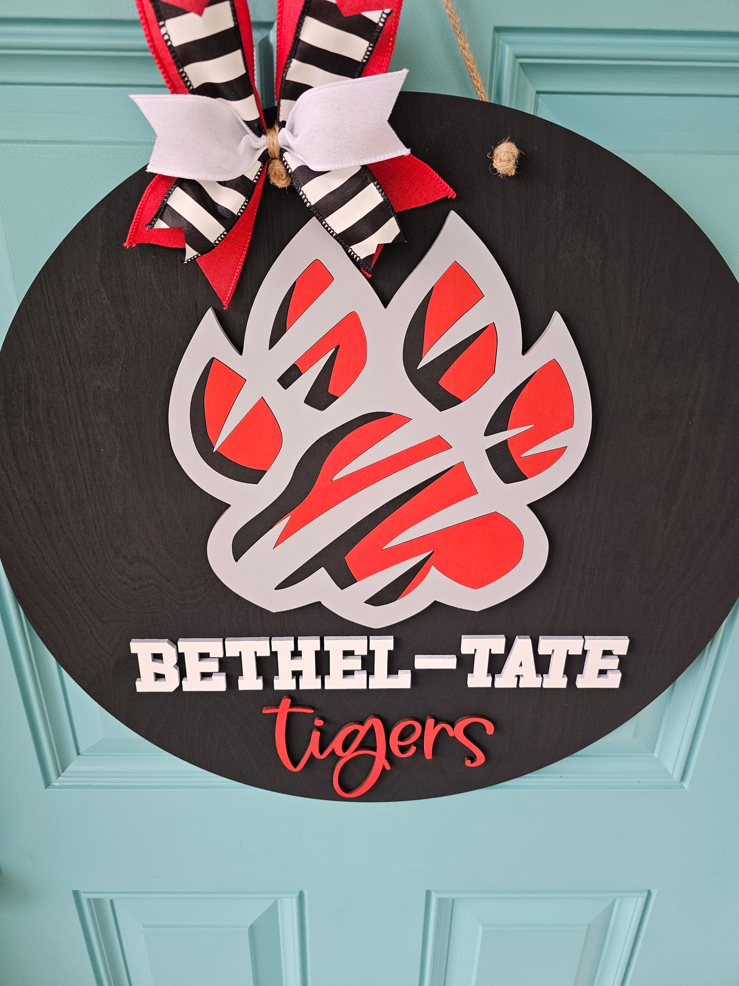 Bethel Tate Tiger Paw Door Hanger