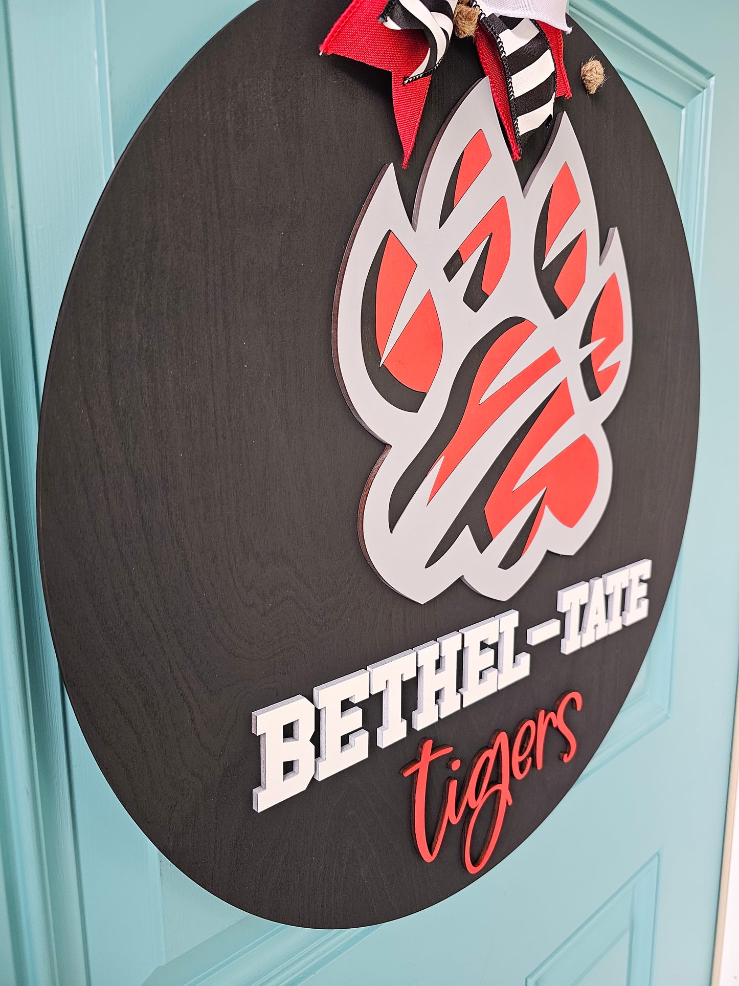 Bethel Tate Tiger Paw Door Hanger