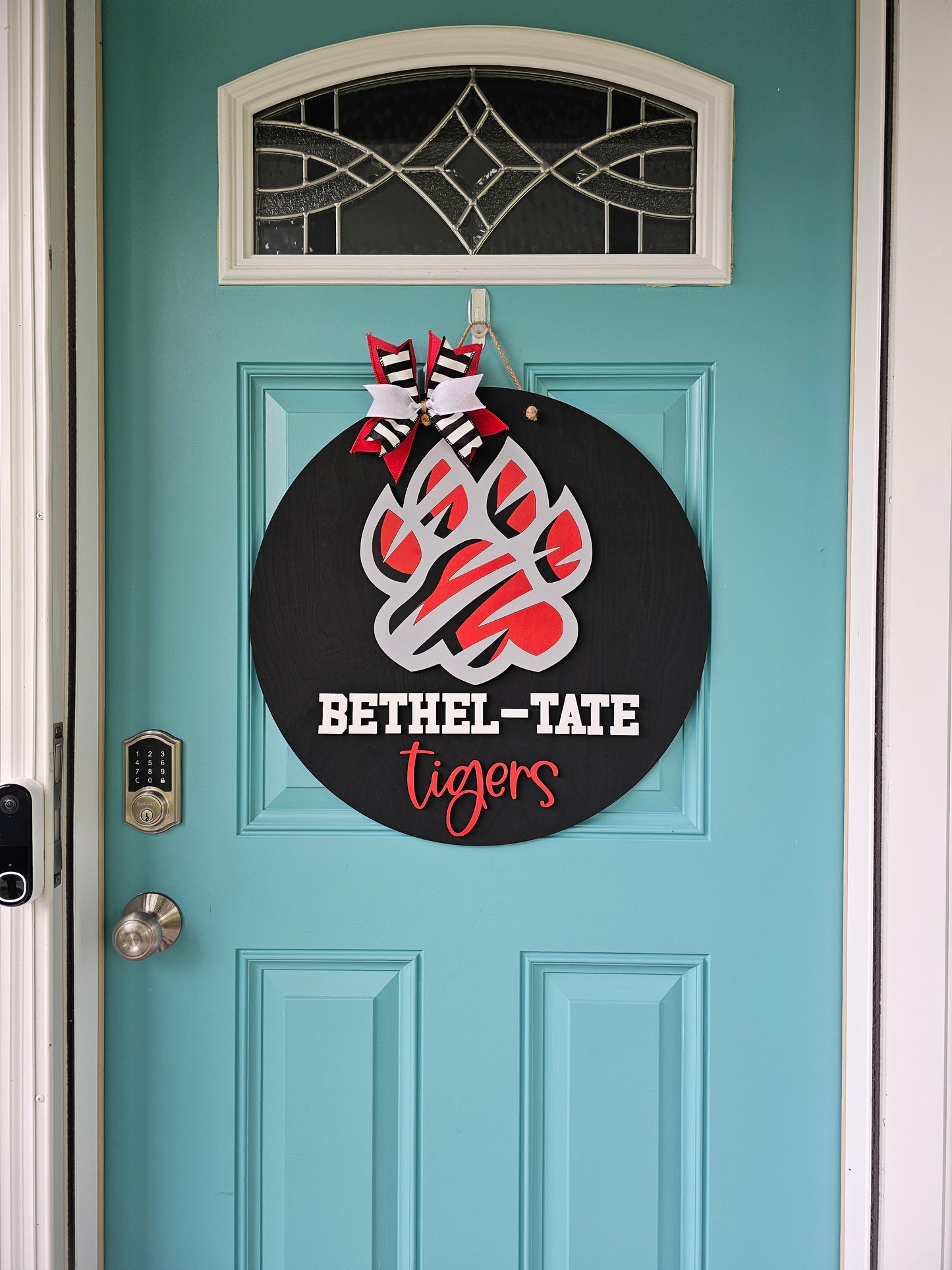 Bethel Tate Tiger Paw Door Hanger