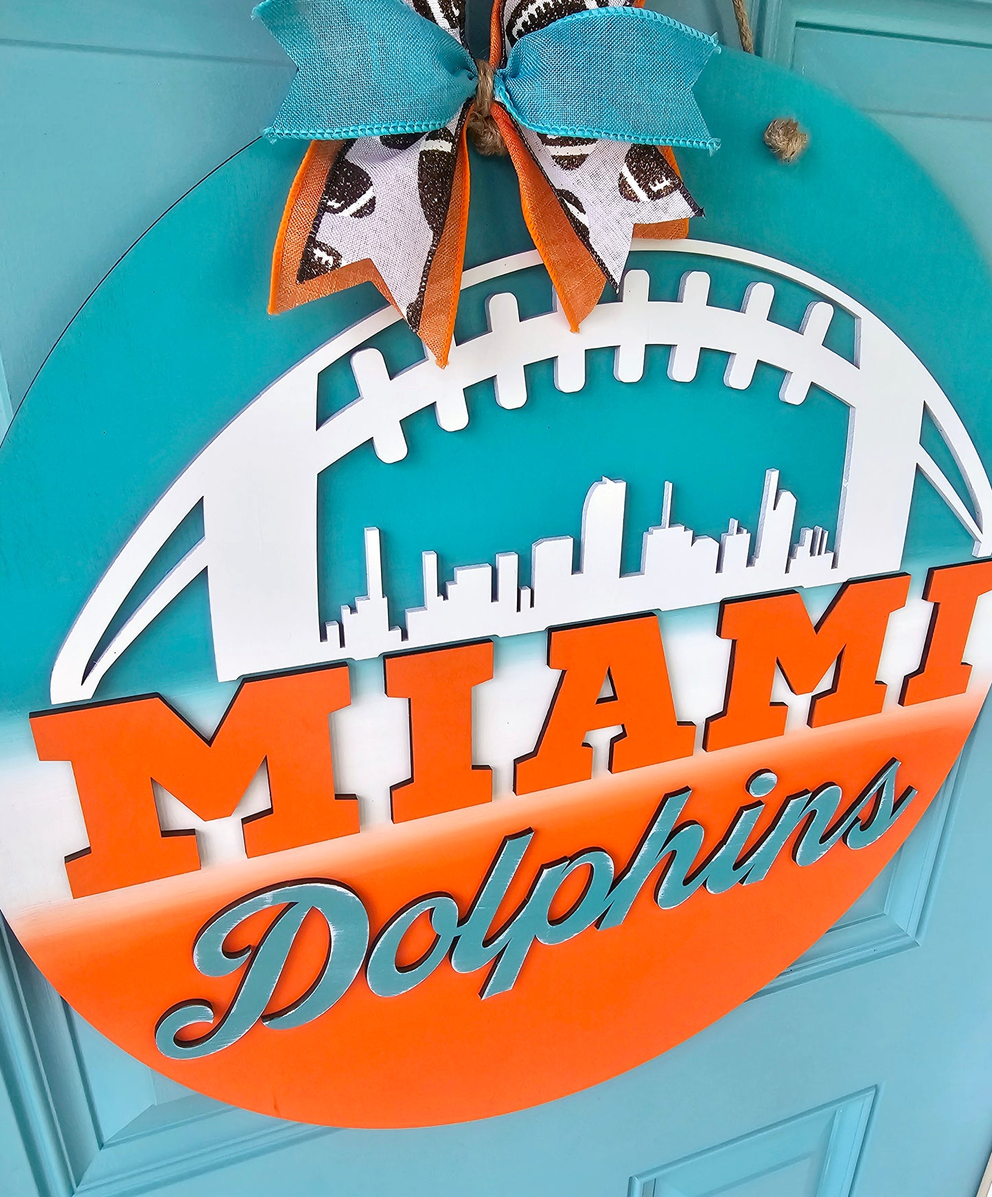 Miami Dolphins Door Hanger