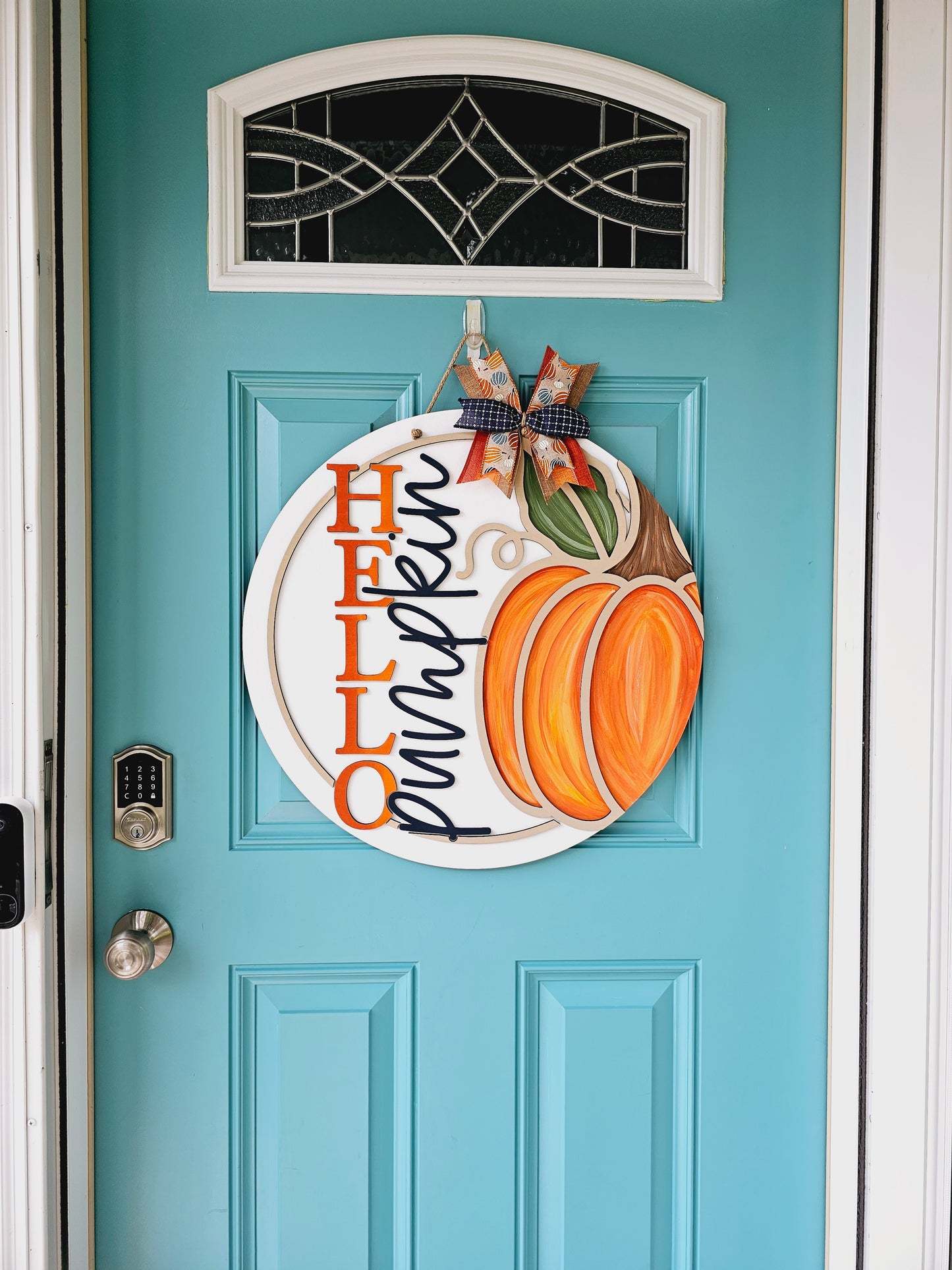 Hello Pumpkin Right Side Door Hanger