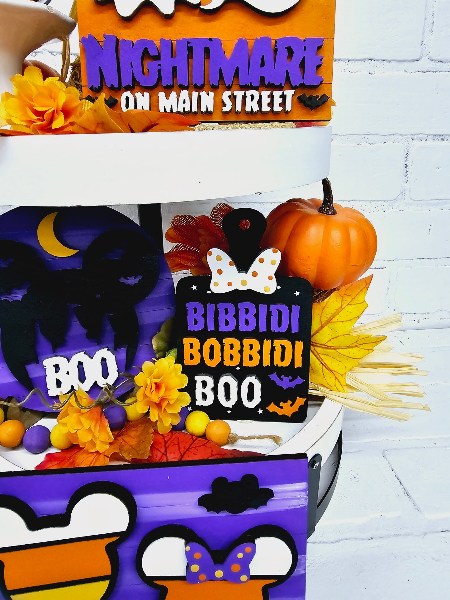 Halloween Mouse Tiered Tray Set