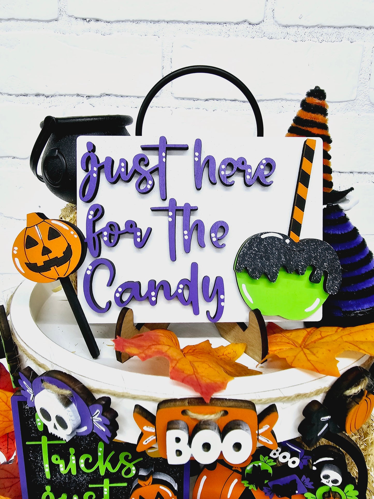 Halloween Candy Tiered Tray Set