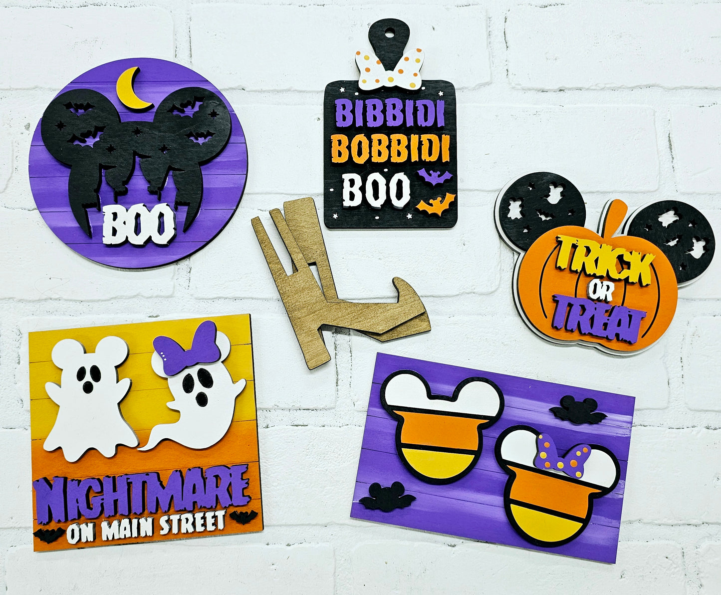 Halloween Mouse Tiered Tray Set
