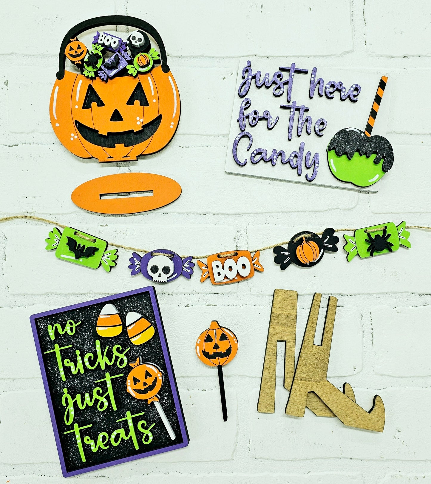 Halloween Candy Tiered Tray Set
