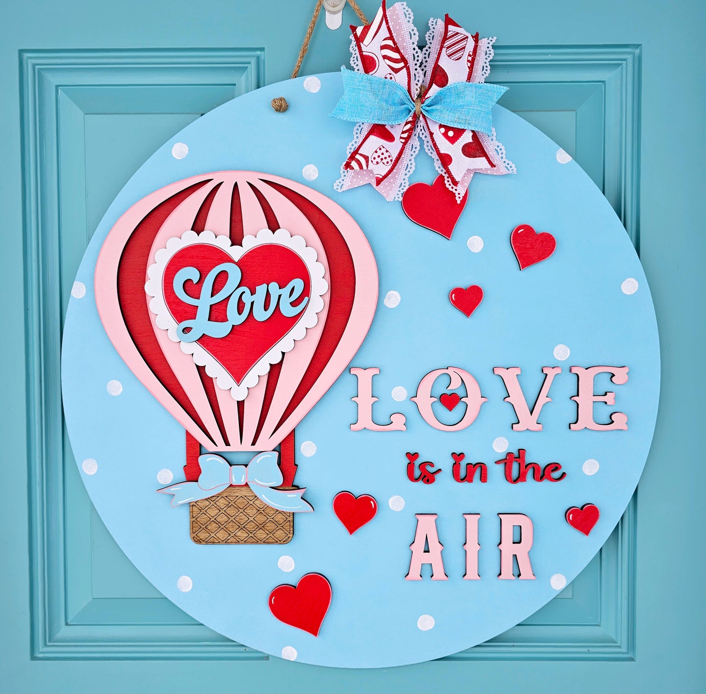 Love is in the Air Door Hanger