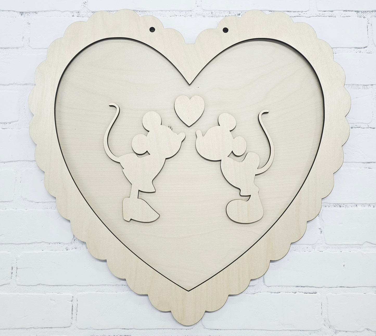 Valentines Day Mouse Door Hanger