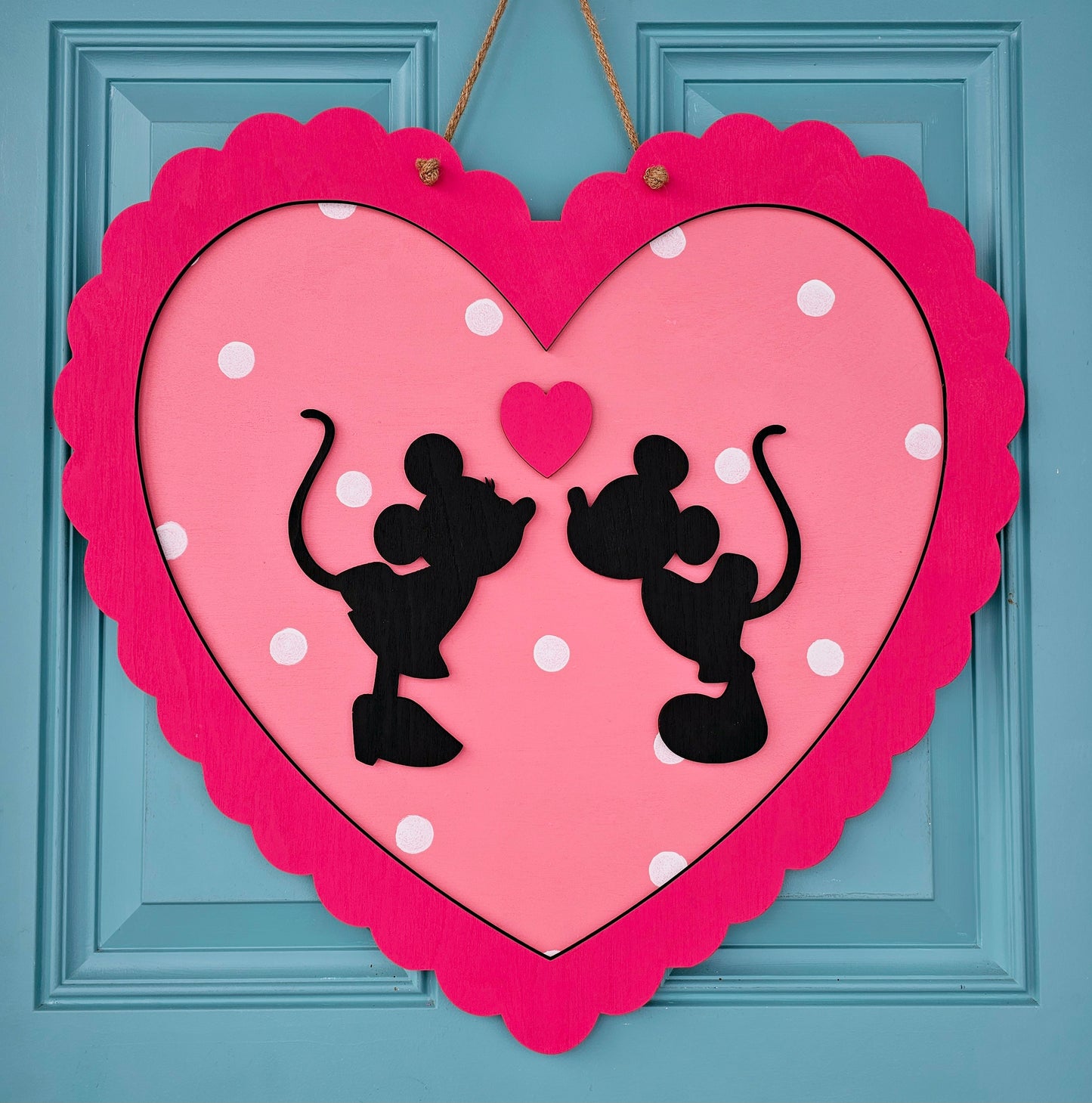 Valentines Day Mouse Door Hanger