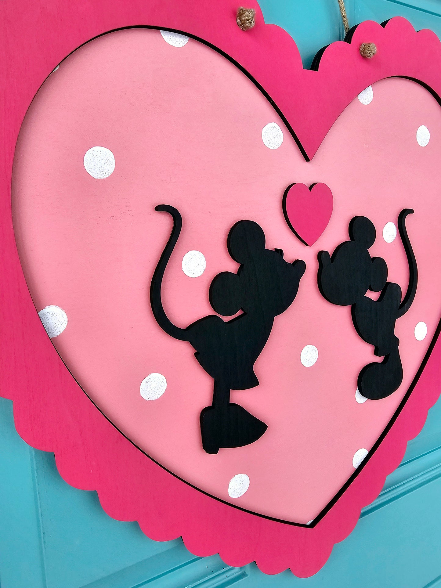 Valentines Day Mouse Door Hanger