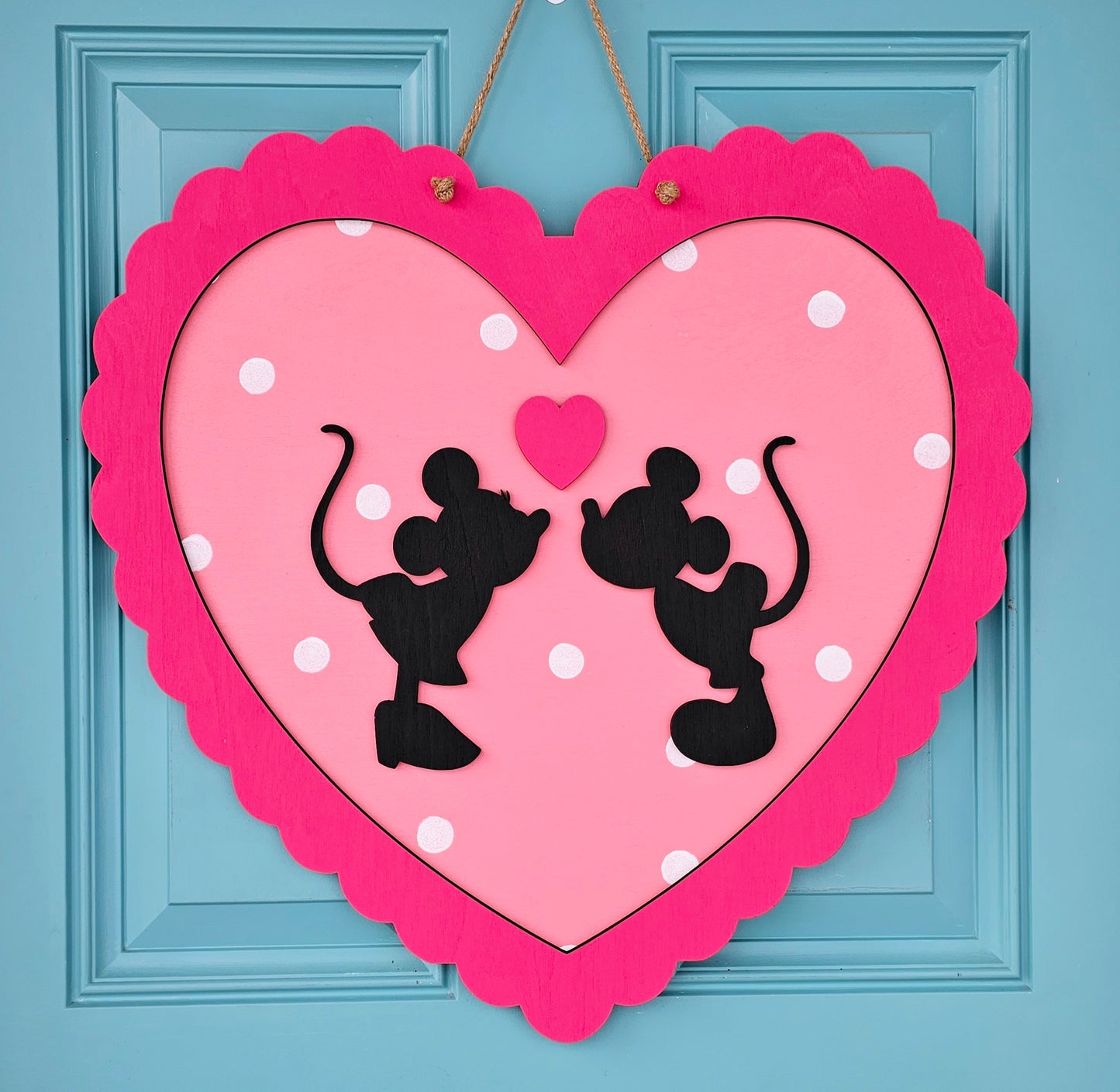 Valentines Day Mouse Door Hanger