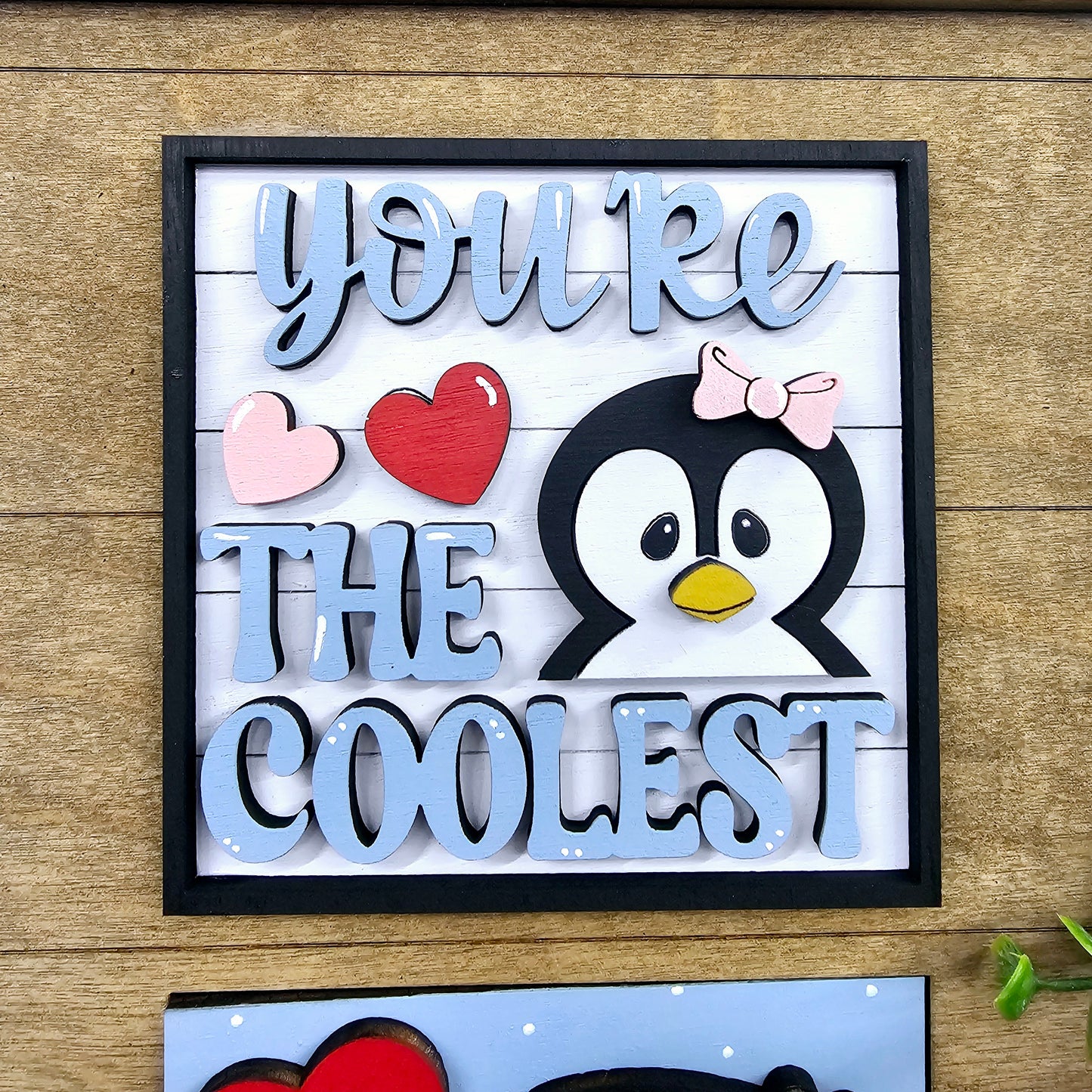 Valentine Penguins- Set of 3