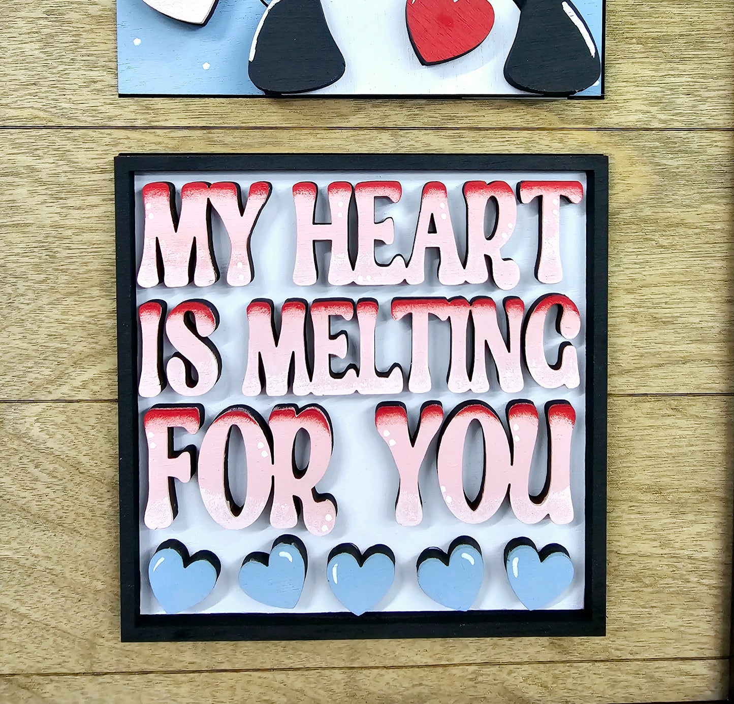 Valentine Penguins- Set of 3