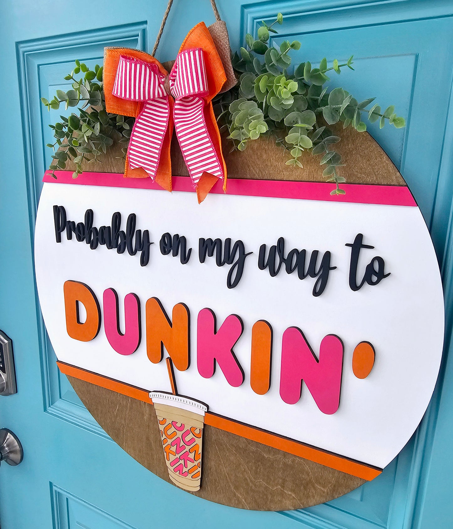 Dunkin' Door Hanger- updated version